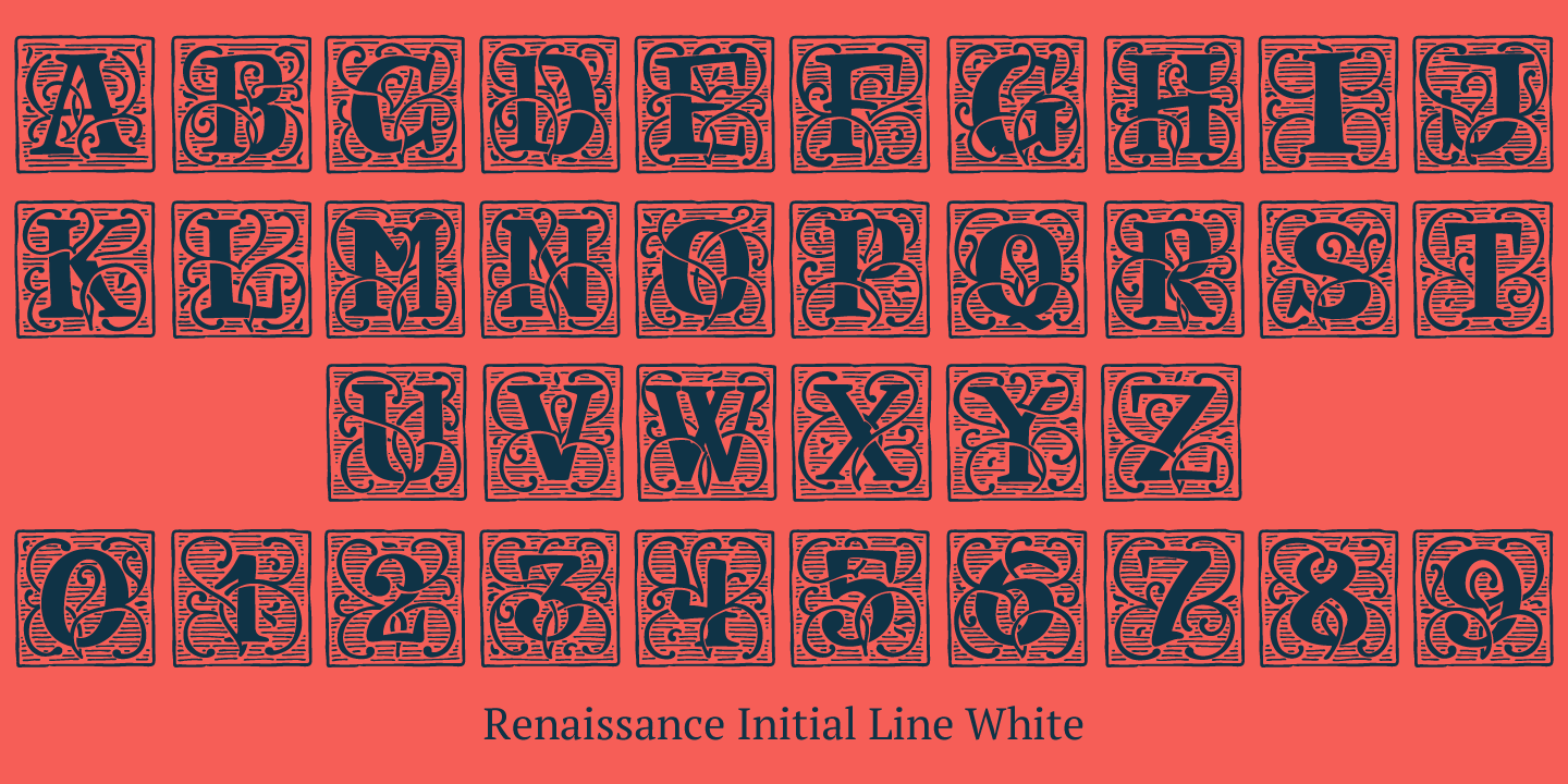 Example font Renaissance Initial #11